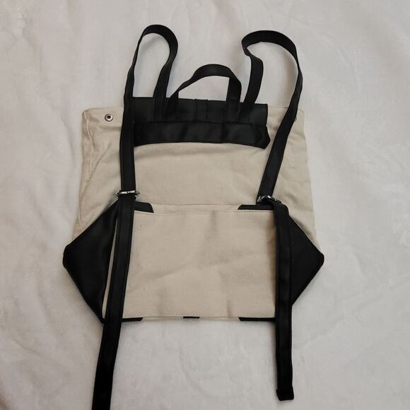 Deux Lux Backpack canvas cream and black - Picture 4 of 6